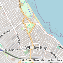 Map of Whitley BAY, Tyne and Wear