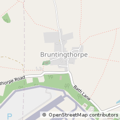 Map of Lutterworth, Leicestershire