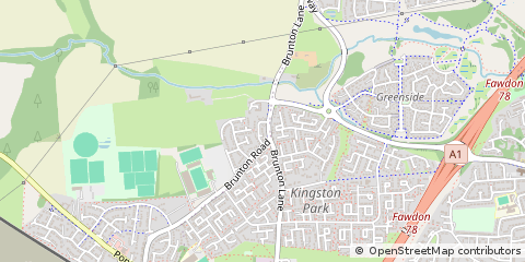 Map of Newcastle Upon Tyne