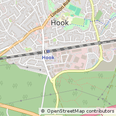 Map of Hook, Hampshire