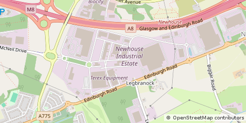 Map of Newhouse, Motherwell