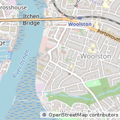 Map of Southampton, Hampshire