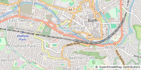 Map of Bath