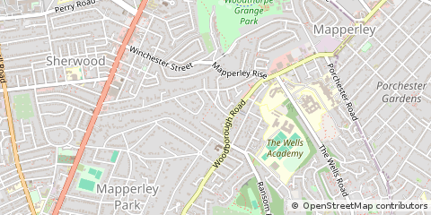 Map of Nottingham