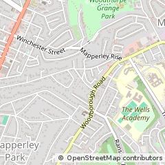 Map of Nottingham