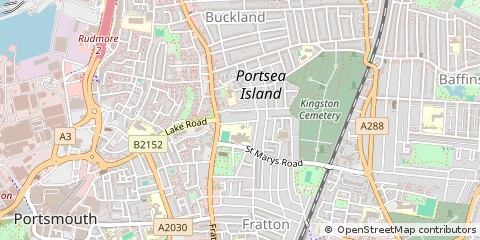 Map of Portsmouth, Hampshire