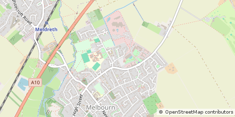 Map of Royston, Hertfordshire