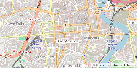 Map of Belfast