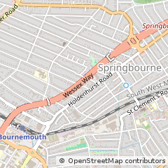 Map of Bournemouth