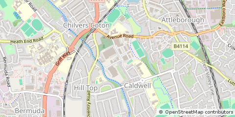 Map of Nuneaton