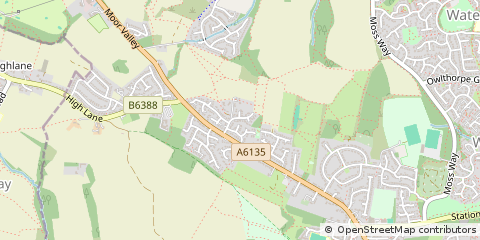 Map of Sheffield