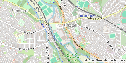 Map of Leeds