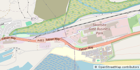 Map of Swansea
