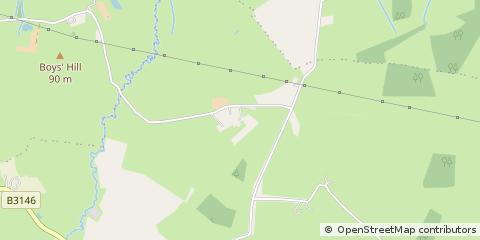Map of Sherborne, Dorset