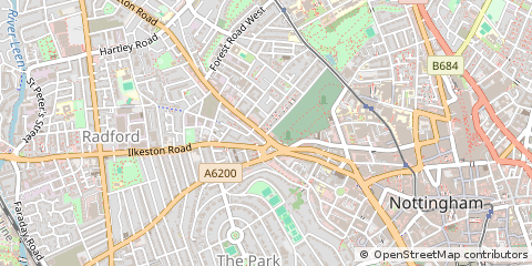 Map of Nottingham