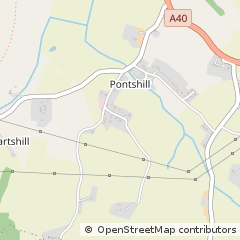 Map of Pontshill