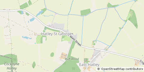 Map of Sandy, Beds,