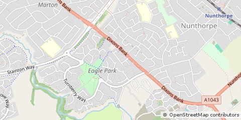 Map of Middlesbrough