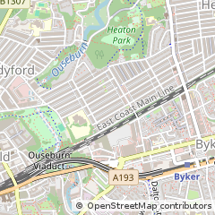 Map of Newcastle Upon Tyne, Tyne And Wear