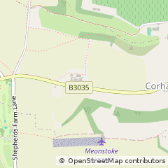 Map of Corhampton, Hampshire