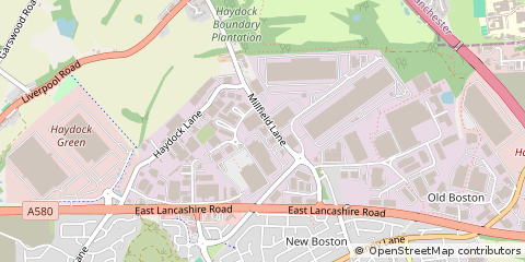 Map of ST. Helens, St Helens