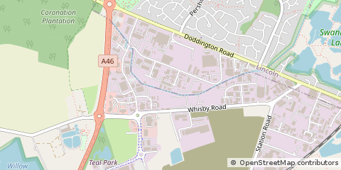 Map of Lincoln