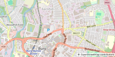 Map of Bury