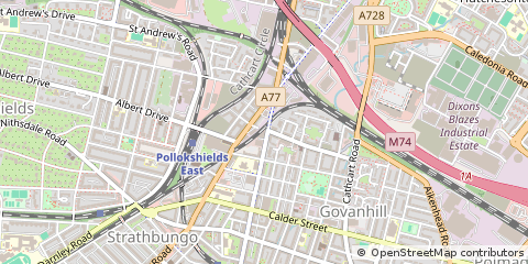 Map of Glasgow