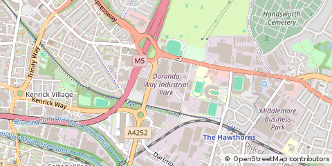 Map of West Bromwich, West Midlands
