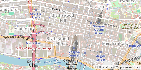 Map of Glasgow