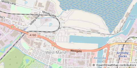 Map of Grimsby, North East Lincolnshire