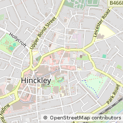 Map of Hinckley