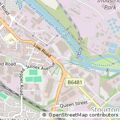 Map of Leeds, West Yorkshire