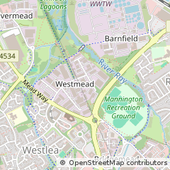 Map of Swindon, Wiltshire