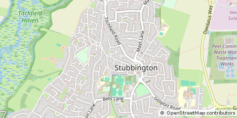 Map of Fareham, Hampshire