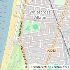 Map of Weston Super Mare, North Somerset