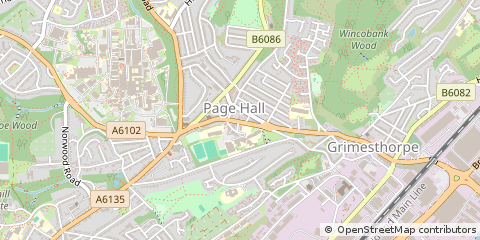 Map of Sheffield