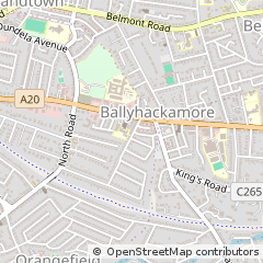 Map of Belfast