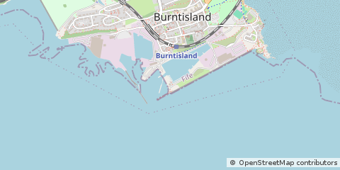 Map of Burntisland, Fife