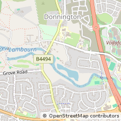Map of Newbury, Berkshire