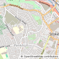 Map of Stoke-on-Trent