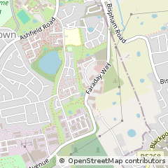 Map of Blackpool, Lancashire