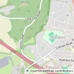 Map of High Wycombe, Bucks