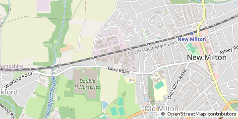 Map of NEW Milton, Hampshire