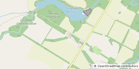 Map of Gorebridge, Midlothian