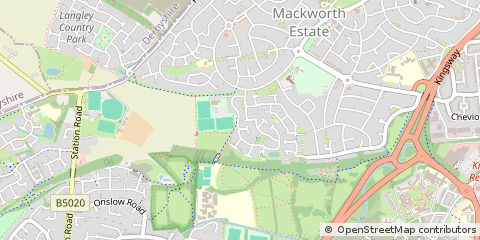 Map of Derby, Derbyshire