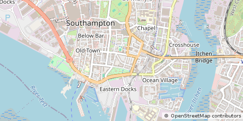 Map of Southampton