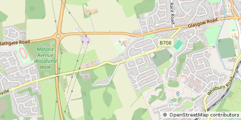Map of West Lothian