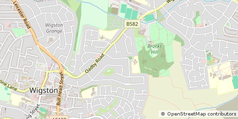 Map of Wigston