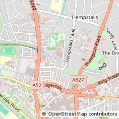 Map of Newcastle Under Lyme, Staffordshire